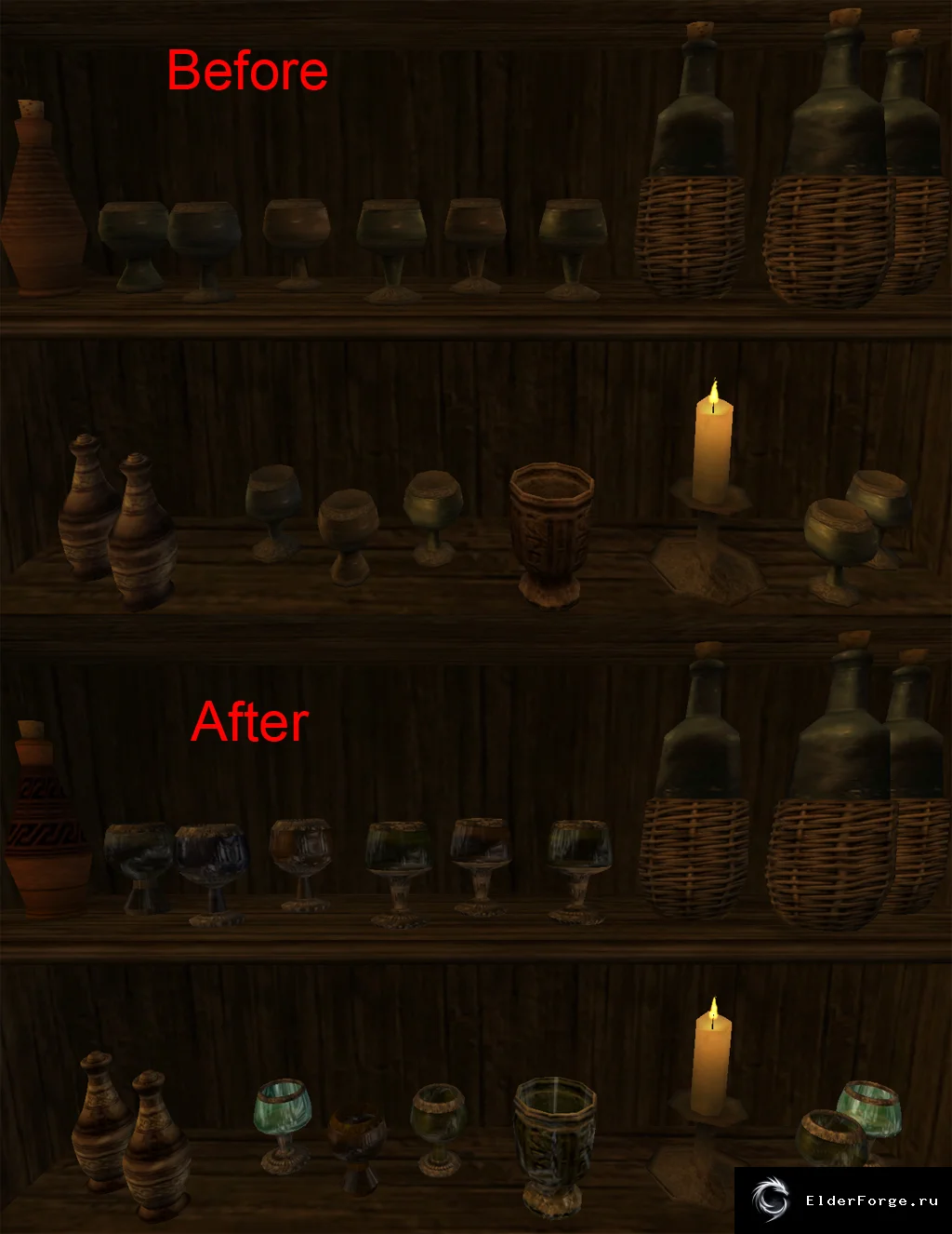 Обложка мода: Goblet Items — новые модели кубков для Morrowind