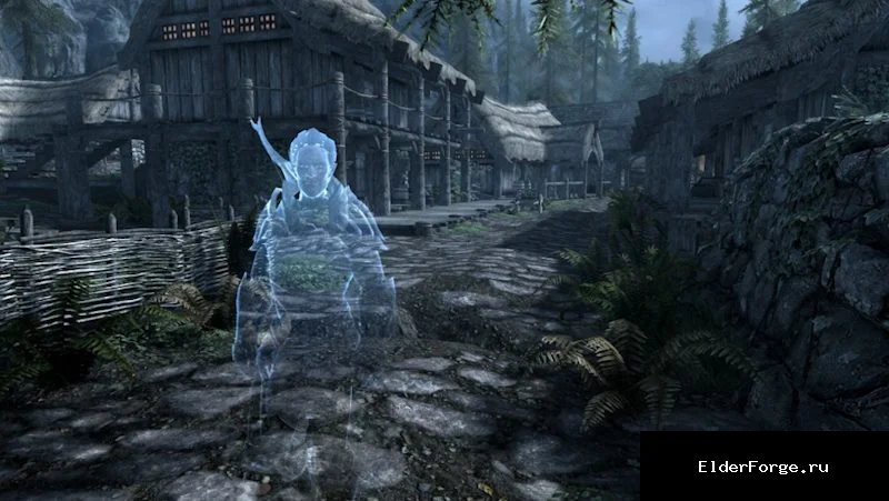 Обложка мода: Godvir Bluewind — Призрачный наёмник‑лучник для Skyrim SE-AE