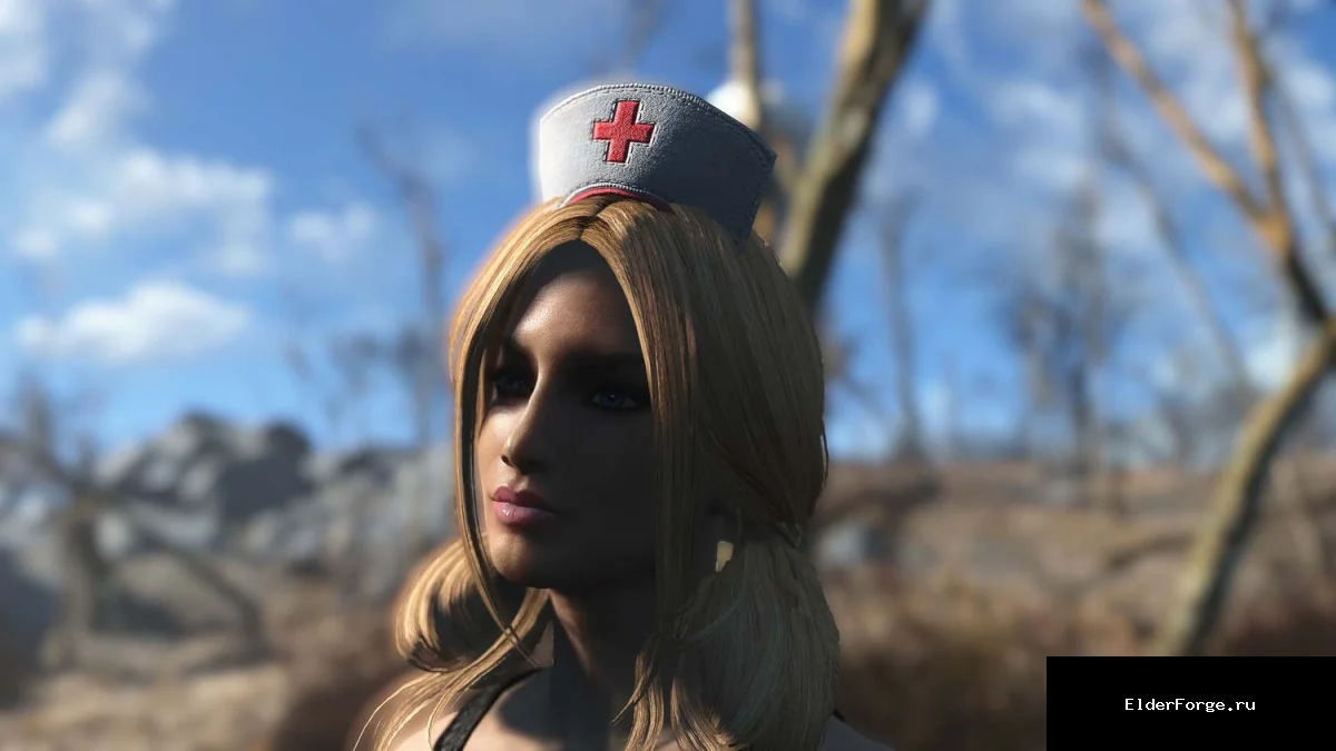 Обложка мода: Головной убор медсестры для Fallout 4 – новые стили и светящиеся варианты