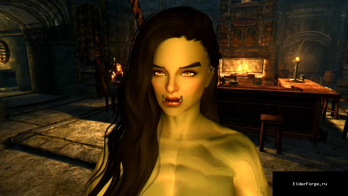 Обложка мода: Горба Варвар — новый женский спутник с CBBE HDT Curvy для Skyrim LE