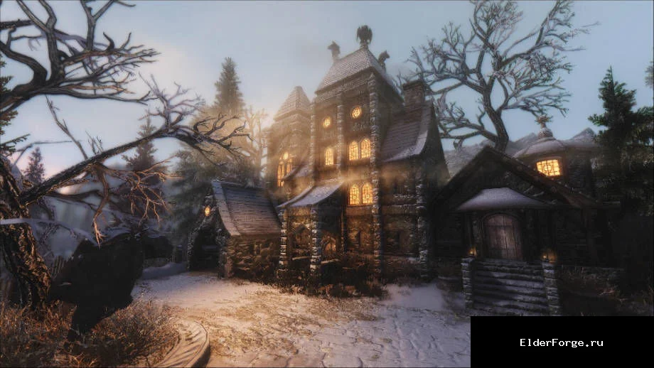 Обложка мода: Готический вампирский замок Hill House Returned для Skyrim SE‑AE