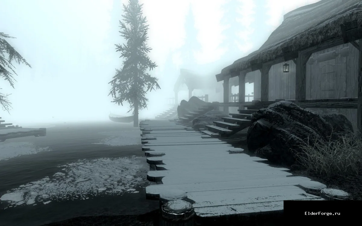 Обложка мода: Густой туман в Морфале для Skyrim SE – атмосферный эффект для слабых ПК
