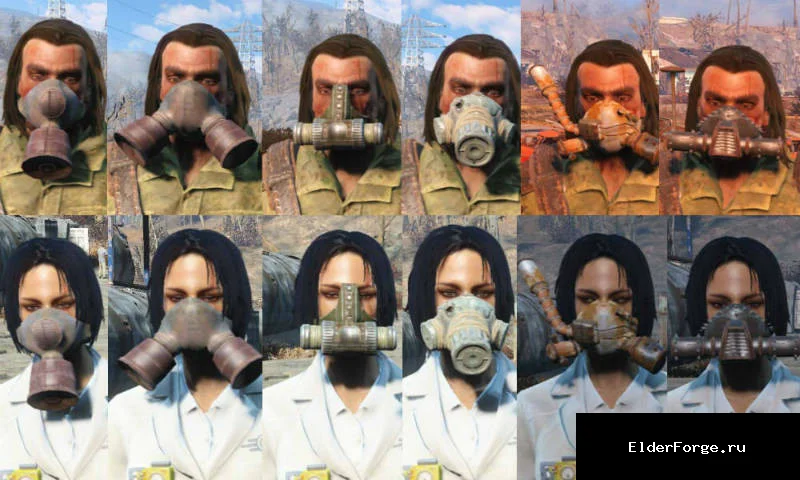 Обложка мода: HalfGasMask – новые полуполные респираторы для Fallout 4