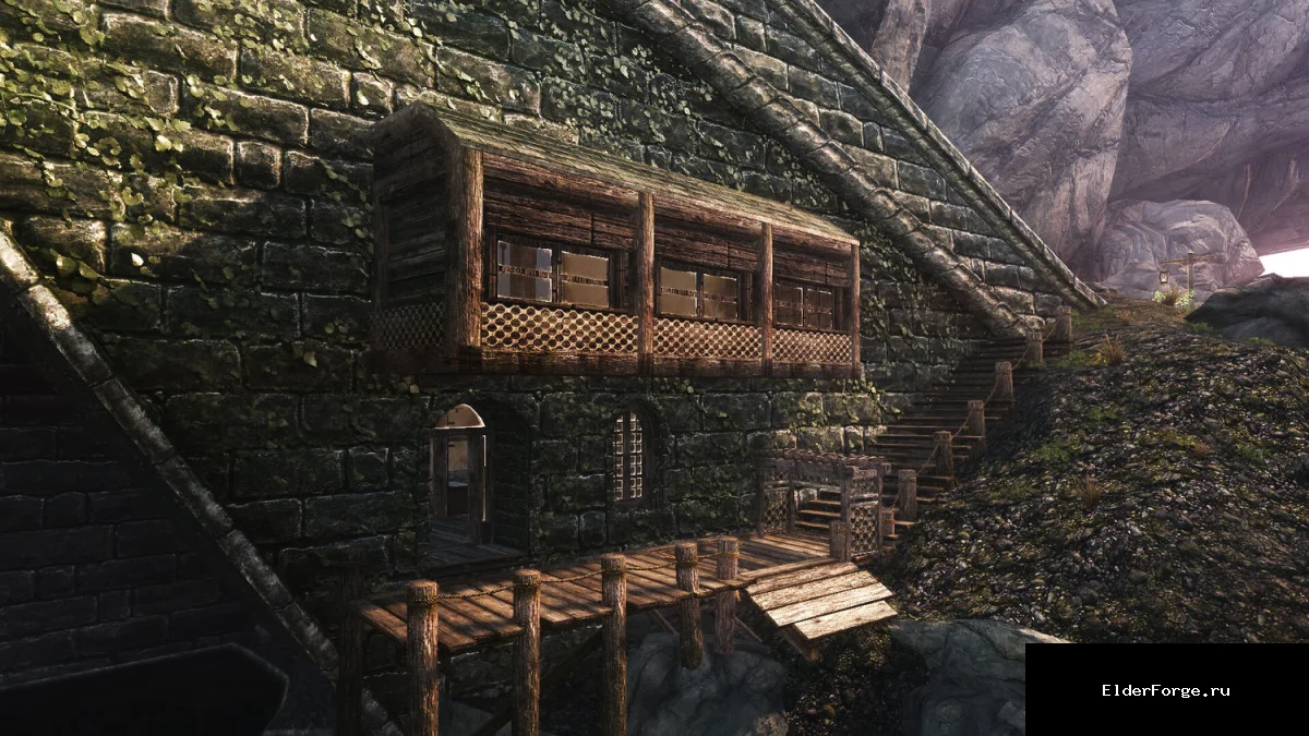 Обложка мода: Harborside – уникальный дом в порту Солитьюда для Skyrim Legendary Edition