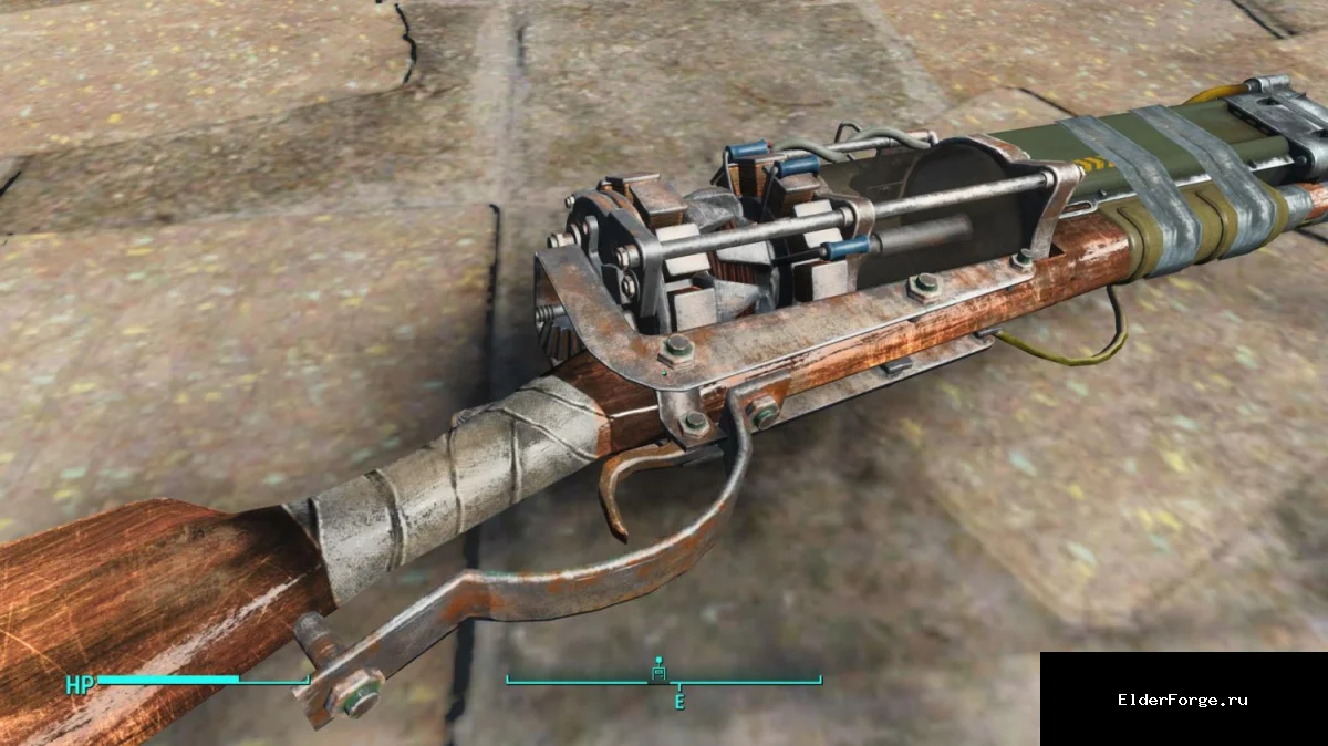 Обложка мода: HD-ретекстур лазерного мушкета для Fallout 4 – улучшенные детали и яркие цвета