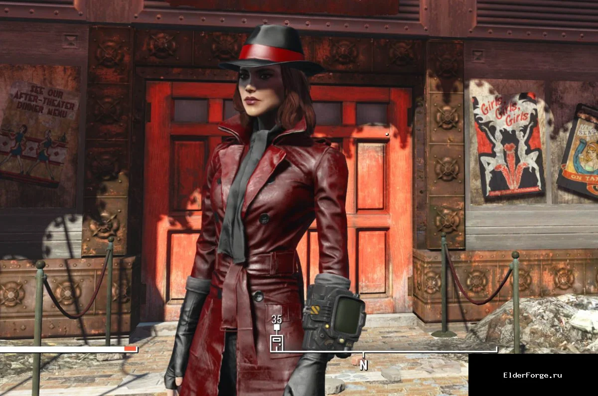 Обложка мода: HD-ретекстурирование одеяния Пайпер для Fallout 4 – яркие детали и черный вариант