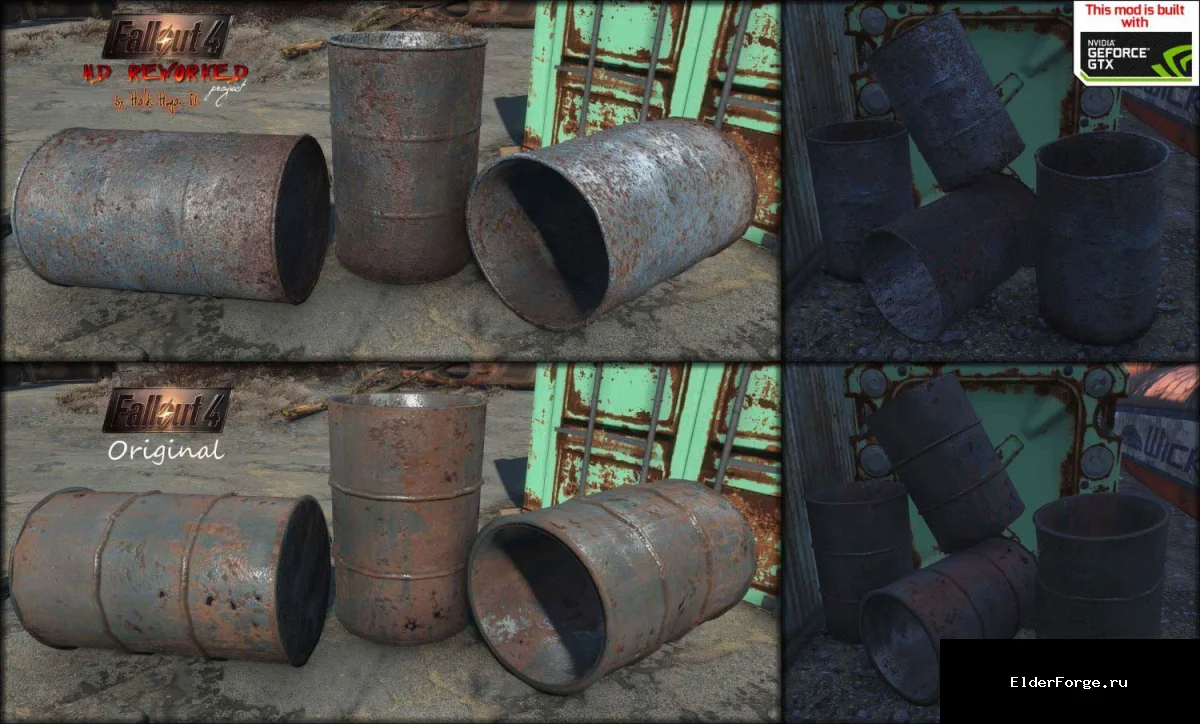 Обложка мода: HD Reworked Project — улучшенные текстуры для Fallout 4