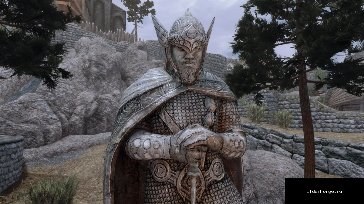 Обложка мода: HD Статуя Талоса для Skyrim SE/AE – ретекстур до 8K