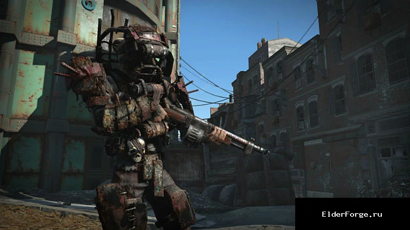 Обложка мода: HD Текстуры рейдерской брони для Fallout 4 – улучшенный внешний вид