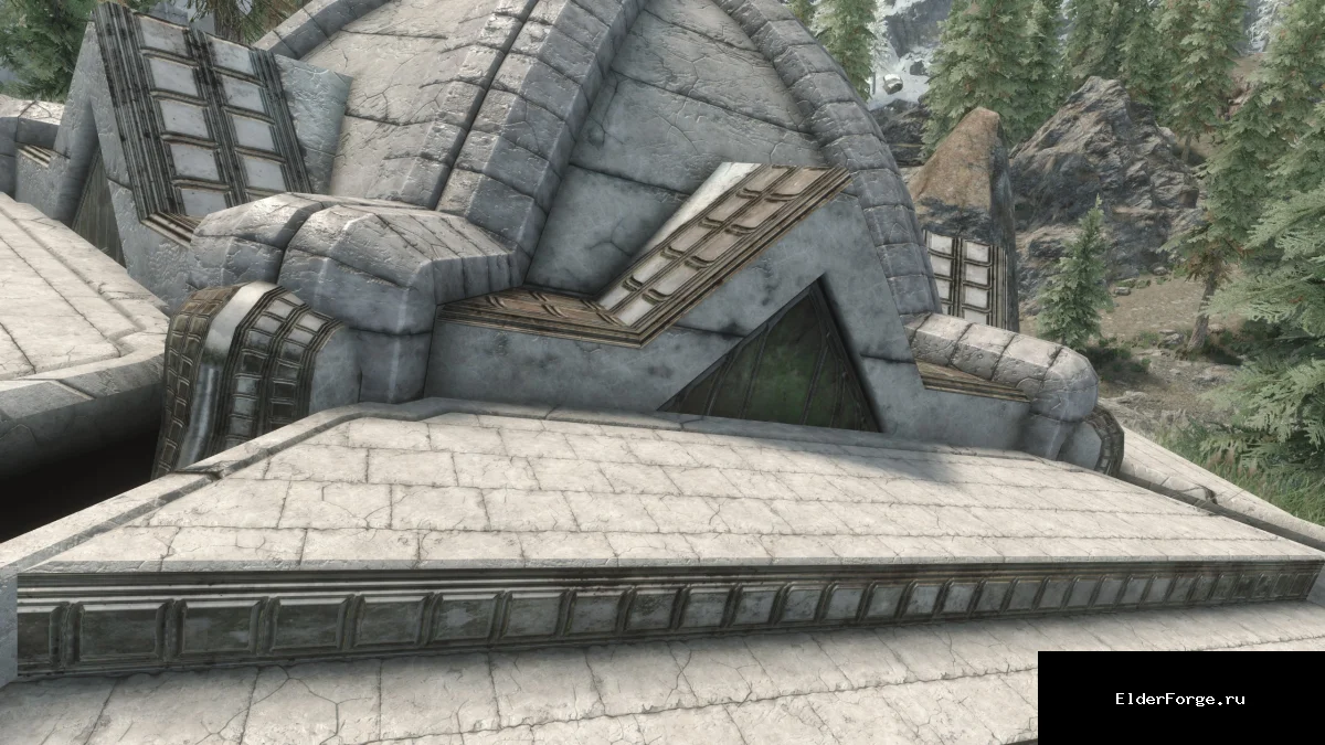 Обложка мода: HD текстуры святилища Ауриэля с параллаксом для Skyrim SE и AE