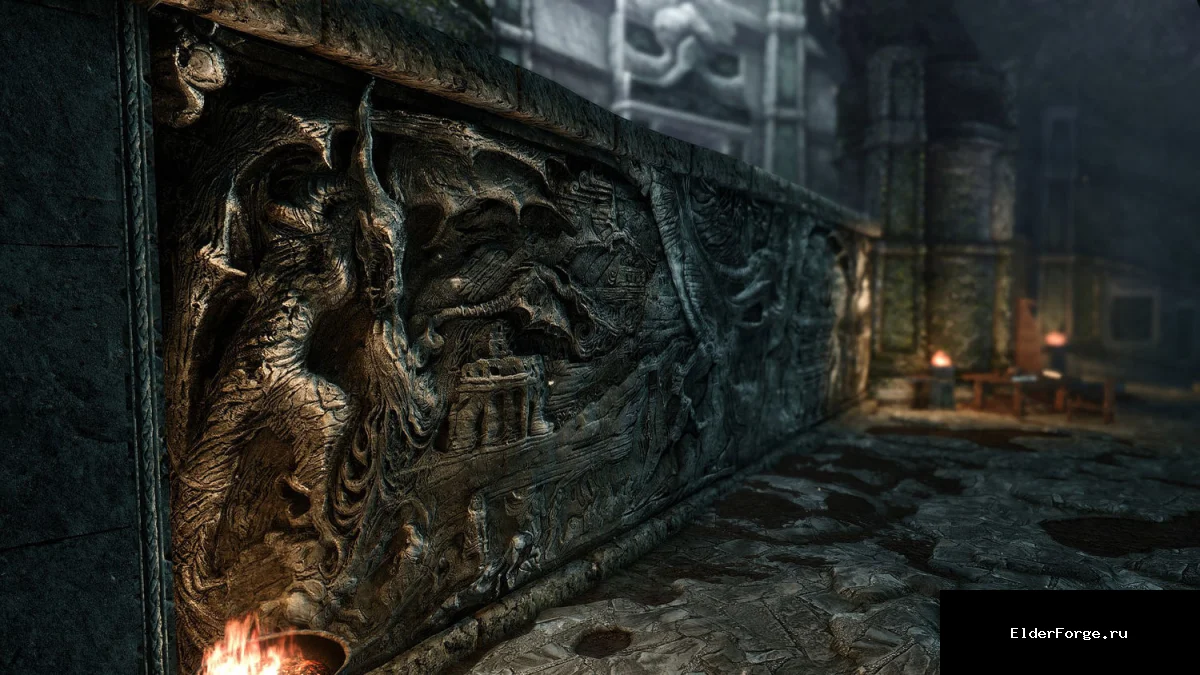 Обложка мода: HD Текстуры Храма Небесной Гавани для Skyrim SE – 2K улучшение
