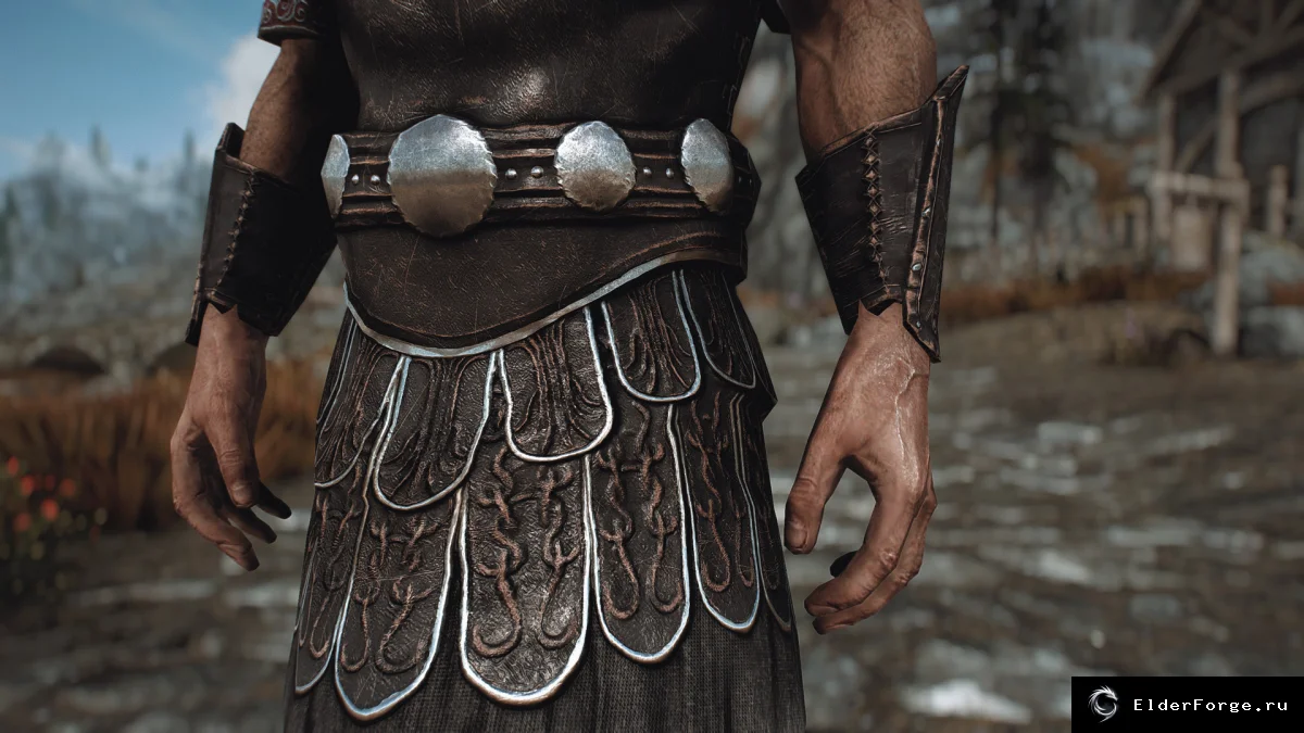 Обложка мода: HD-ретекстур имперской брони и оружия 4K и 2K — Skyrim SE/AE