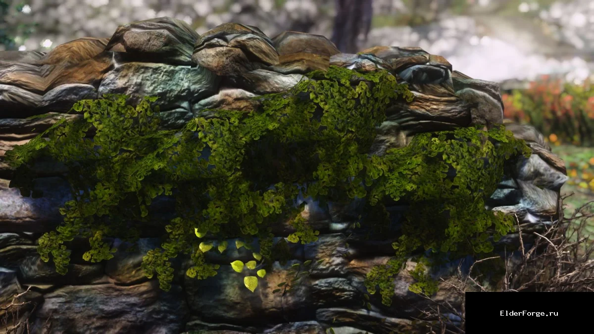 Обложка мода: HD‑ретекстур мха Предела для Skyrim LE – 2K улучшения от EWI