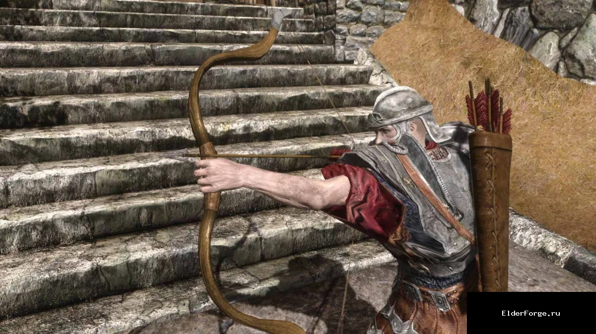 Обложка мода: HD‑ретекстурирование Имперского лука и стрел для Skyrim Legendary Edition