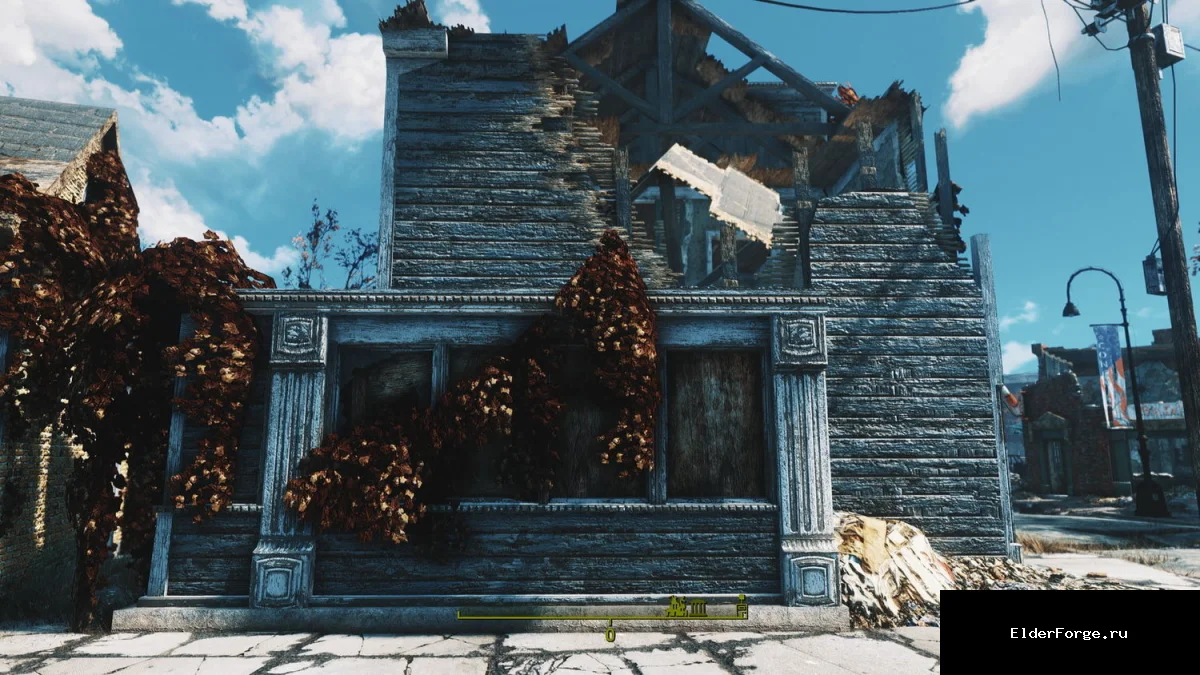Обложка мода: HD‑ретекстурирование кирпичных и деревянных фасадов в Fallout 4