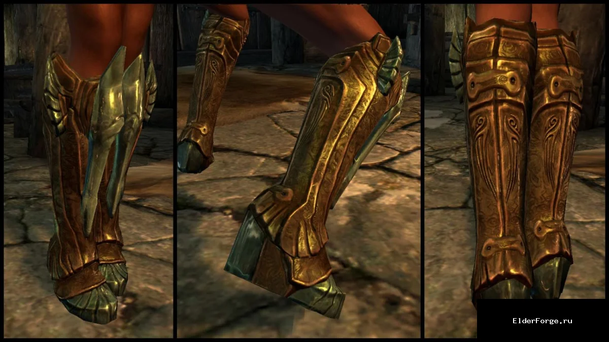 Обложка мода: HDT High Heeled – стильные сапоги на каблуках для UNP в Skyrim Legendary Edition