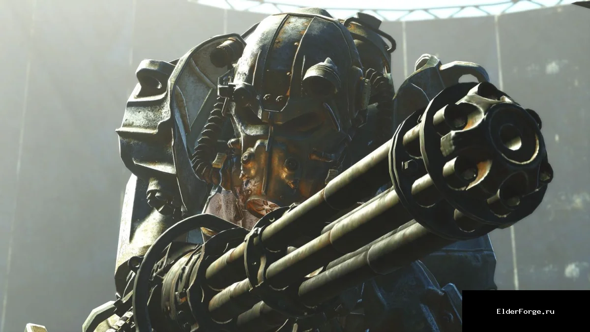 Обложка мода: HD‑текстуры силовой брони Содружества для Fallout 4
