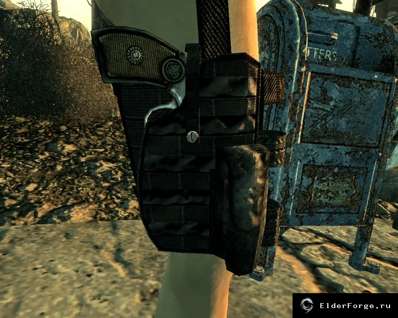 Обложка мода: Реалистичные кобуры и анимации оружия — Fallout 3, Holster Animations and Models