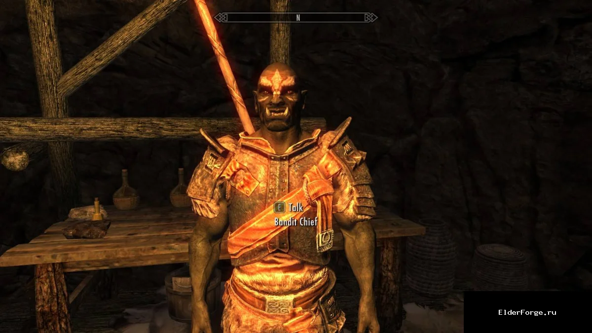 Обложка мода: Я сдаюсь! — мод, заставляющий слабых врагов не атаковать (Skyrim LE)