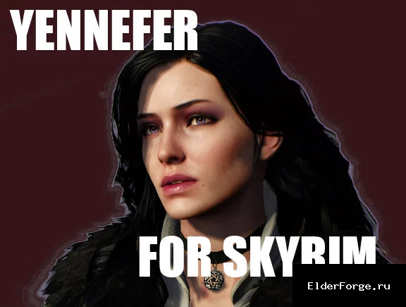 Обложка мода: Йеннифэр из Венгерберга LE / True Yennefer for Skyrim