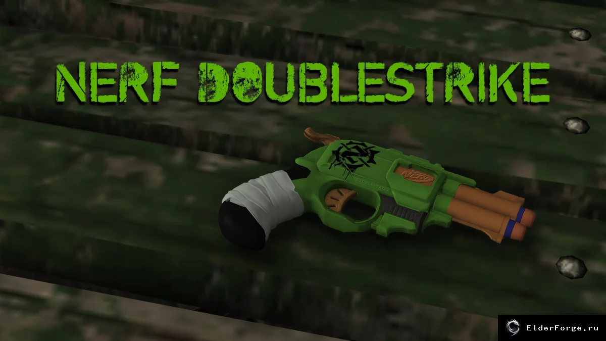 Обложка мода: Игрушечный пистолет Nerf Doublestrike для Fallout: New Vegas