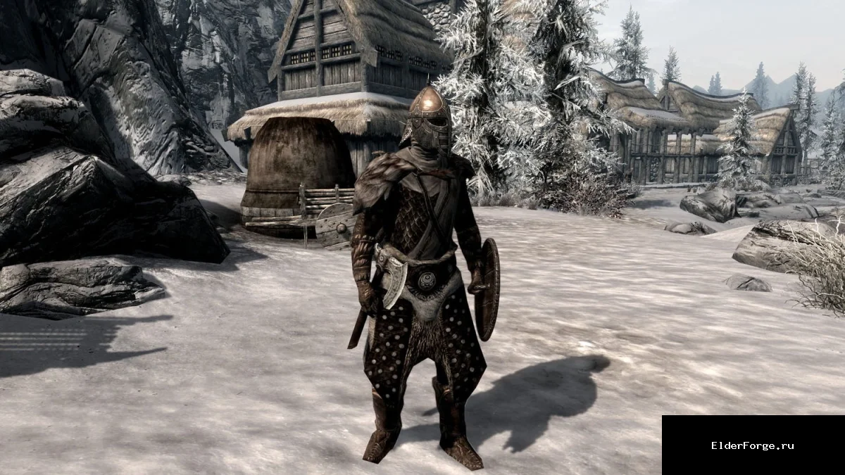 Обложка мода: Immersive Guard Armor — утеплённая броня стражников Данстара для Skyrim LE