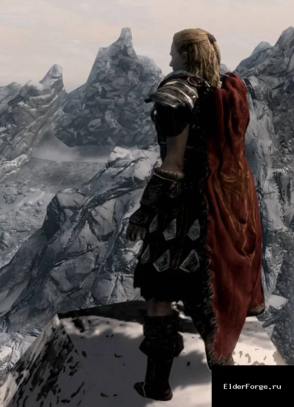 Обложка мода: Имперская броня: реплейсер с новым плащом для Skyrim LE