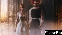 Обложка мода: Имперские одеяния Ashara для Skyrim SE – детализированные платья, сандалии и аксессуары
