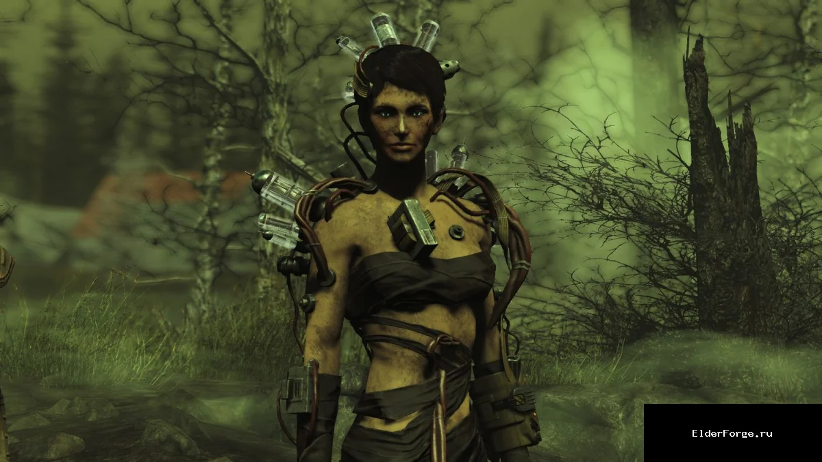 Обложка мода: Имплантаты синтов: уникальная одежда с частицами для Fallout 4