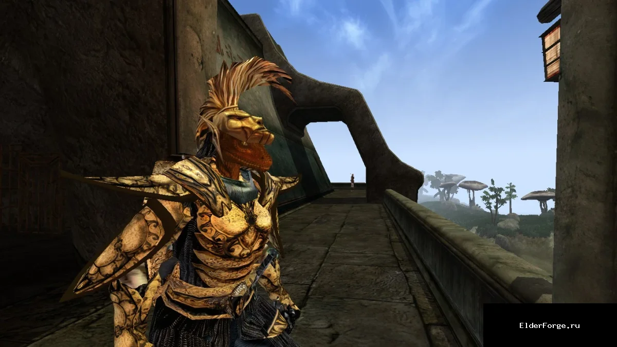 Обложка мода: Индорилские шлемы для аргониан в Morrowind – новые доспехи от TenebrisMors12