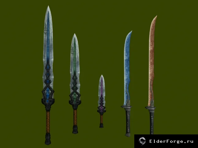 Обложка мода: Инкрустированное оружие Skyrim LE — редкие мечи и луки