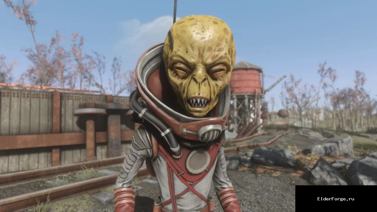 Обложка мода: Инопланетяне в HD: текстуры 2K для Fallout 4