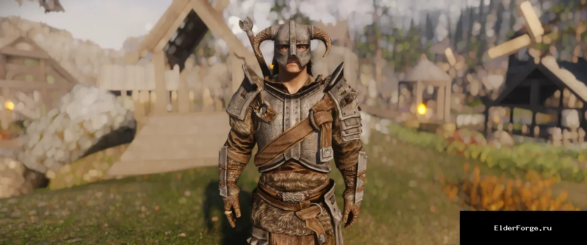 Обложка мода: Iron Armors and Weapons — улучшенный набор железной брони и оружия для Skyrim SE
