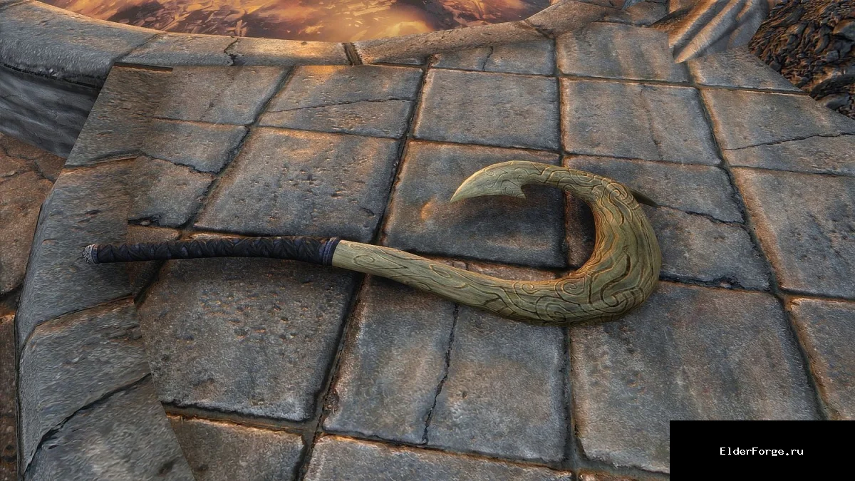 Обложка мода: Ivory Weapons – кости мамонта в арсенале Skyrim LE