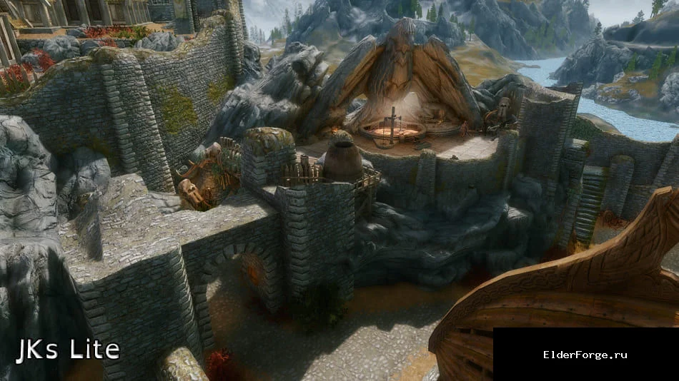 Обложка мода: JK's Cities – Лёгкая и Супер‑Лёгкая версии для Skyrim SE