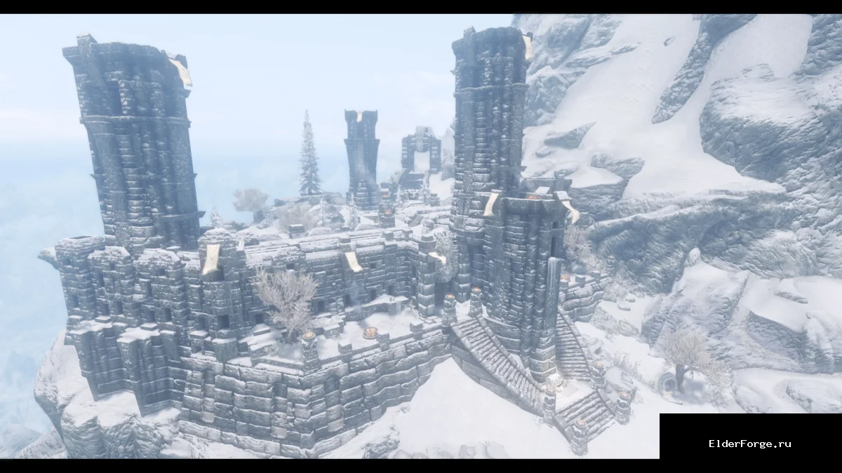 Обложка мода: JK's High Hrothgar – улучшенный Хротгар для Skyrim SE/AE