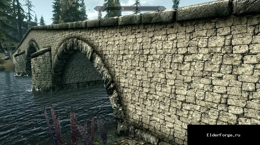 Обложка мода: Качественная ретекстуризация мостов в Skyrim Legendary Edition