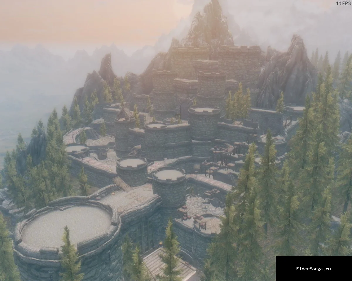 Обложка мода: Каэр Морхен 2.0 – реальная копия замка из Ведьмака 3 для Skyrim LE