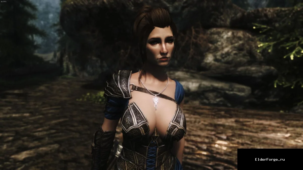 Обложка мода: Каилана — симпатичная нордская спутница‑воин для Skyrim LE