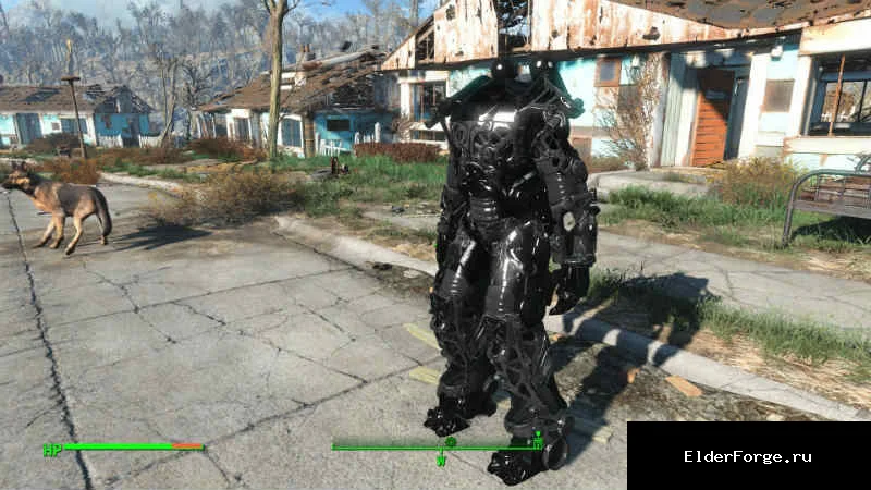 Обложка мода: Карбоновый каркас силовой брони для Fallout 4 – стильный ретекстур