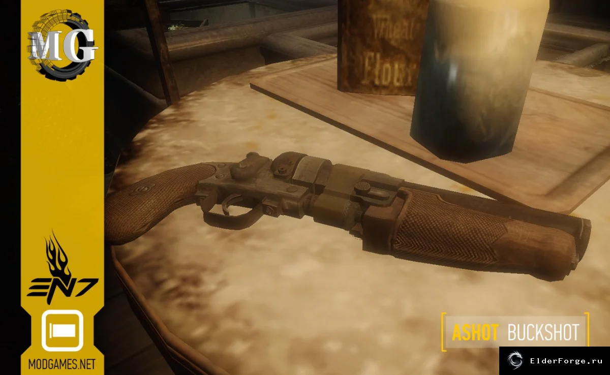 Обложка мода: Картечный пистолет 'Ашот' для FNV: уникальное оружие 12-го калибра