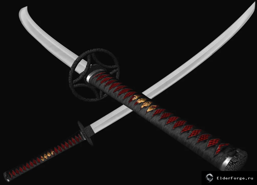 Обложка мода: Katana Honami Daito — редкое оружие Oblivion в Храме Повелителя Облаков