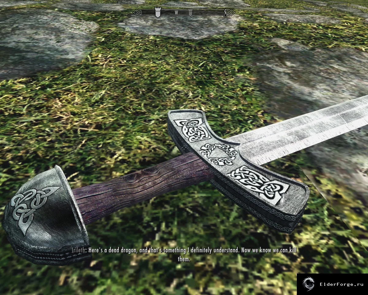 Обложка мода: Кельтский меч Skyrim LE — аутентичное оружие из древних легенд