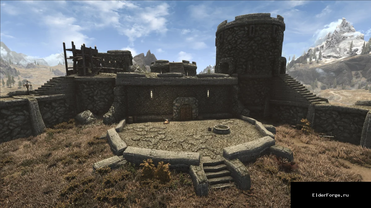 Обложка мода: KG's Forts – 4K переработка фортов для Skyrim SE и AE