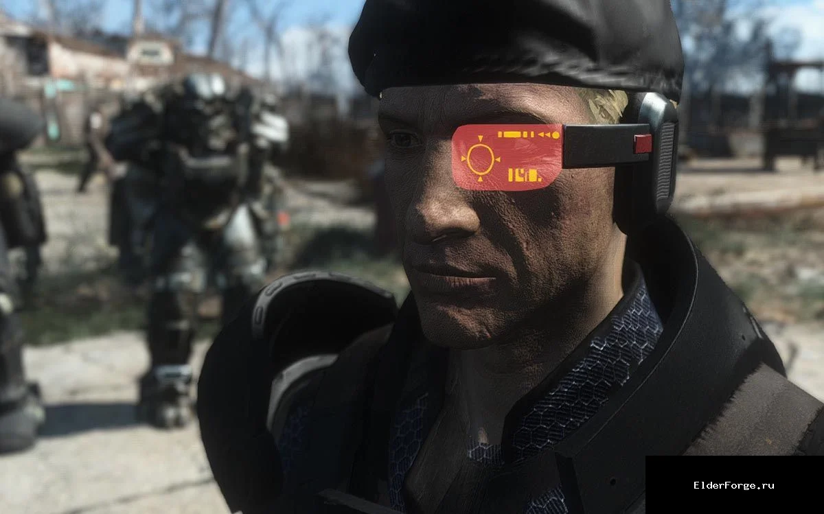 Обложка мода: Кибернетический окуляр – улучшенный Targeting HUD для силовой брони в Fallout 4