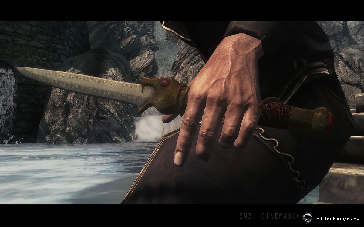 Обложка мода: Кинжал Сианя для Skyrim LE — оружие из Tomb Raider
