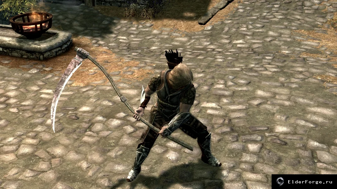 Обложка мода: Классические луки Skyrim LE — железные, стальные, эбонитовые, даэдрические