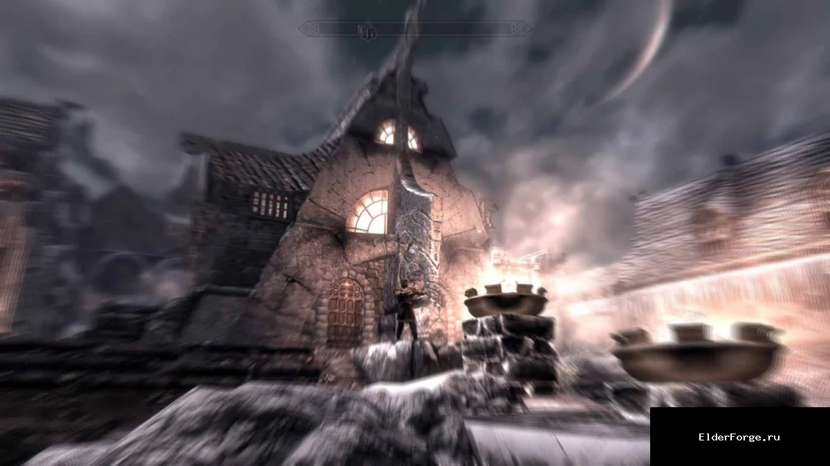 Обложка мода: Кольцо «Око ночи» для Skyrim Legendary Edition – тёмные тона мира