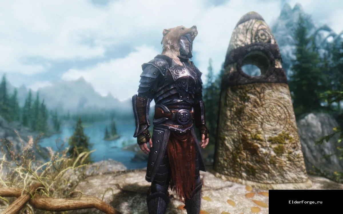 Обложка мода: Комбинированная стальная броня для Skyrim LE – набор мужской брони