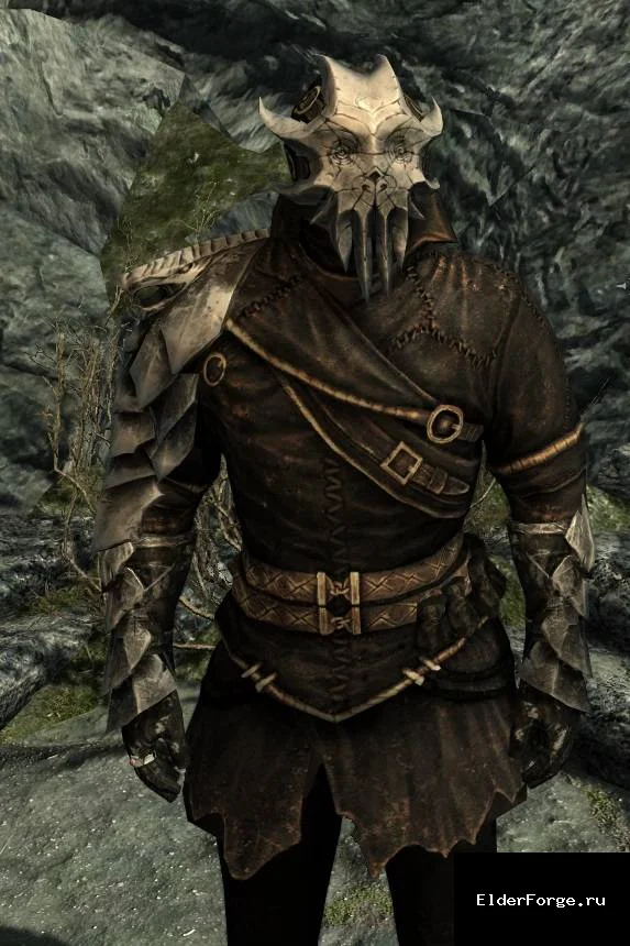 Обложка мода: Короткая броня культистов для Skyrim Legendary Edition – лёгкий реплейсер